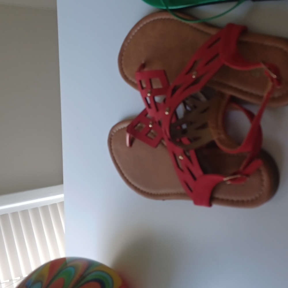 Cute Red Sandals